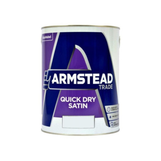 2.5 Litres Armstead Trade Quick Dry Satin Strong Base Black