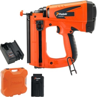 Paslode IM65 Angled Brad Nailer C/w Battery Charger & Carry Case