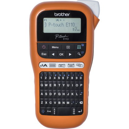 Brother PT-E110 Series PT-E110 Label Printer With QWERTY Keyboard