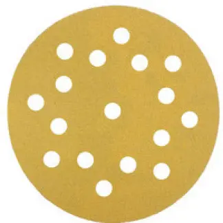 Gold 125mm Grip 17H P80, 50/Pack