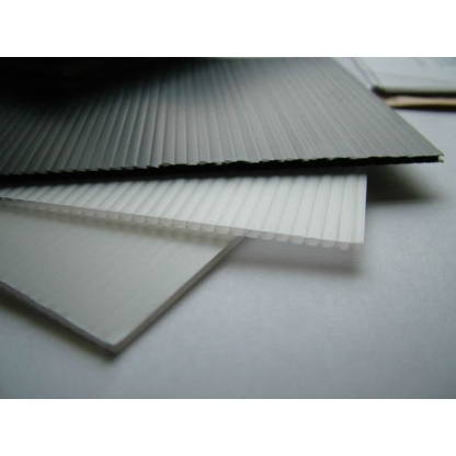 2.4m x 1.2m x 2mm Black Correx