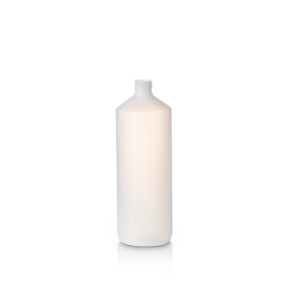1Ltr Natural HDPE Cylindrical Bottle