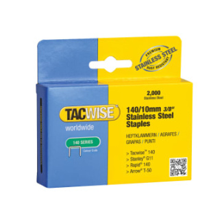 140 Stainless Steel Staples 10mm (Pack 2000)