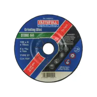 Depressed Centre Stone Grinding Disc 115 x 6 x 22.23mm