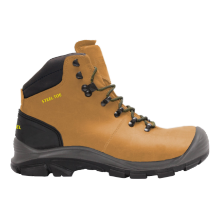 Safety Boot Size 8 Wheat Colour