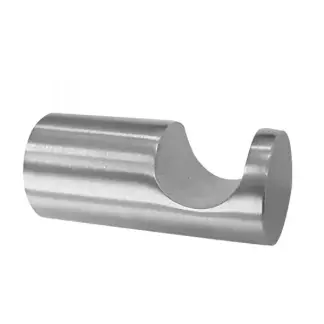 BC408PC Stainless steel door hook for a single coat