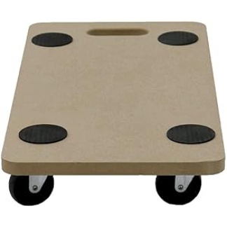 Leg Dollies for Heavy Furniture, 4 Wheels Small Flat Dolly with 2 Elastic Ropes, 200 KG Capacity