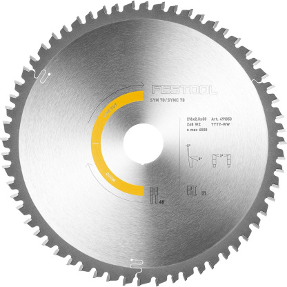 Festool Fine Tooth Saw Blade 216 x 30 x 48