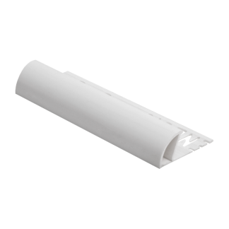 Genesis 6mm White Round Tile Trim 2.5m