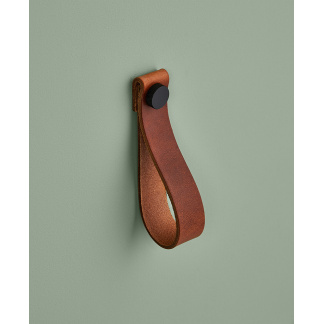 Dowsing & Reynolds Dark Tan Magni leather handle