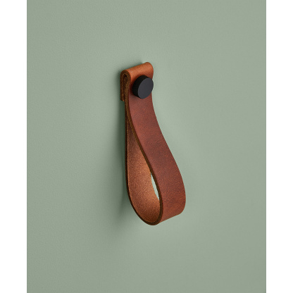 Dowsing & Reynolds Dark Tan Magni leather handle