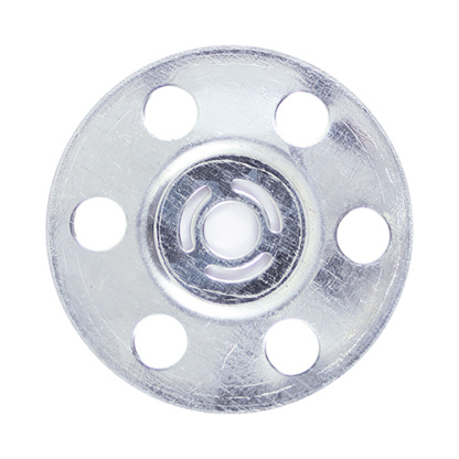 35mm Metal Insulation Discs - Galvanised Box 100