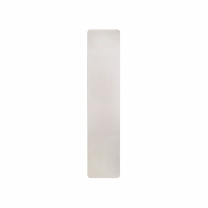 450 x 100 x 1.5mm Altro Stainless Steel Self-Adhesive Plain Finger Plate Satin