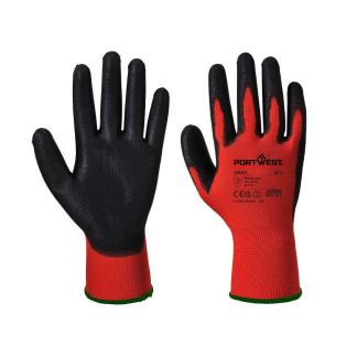 9 (L) A641 Red PU glove