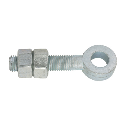 M12 x 100 Adjustable Gate Eyes with Nuts - Zinc