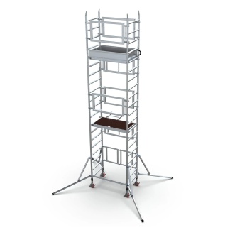 Aluminum 1 Man Tower 4m Platform 1.3m Deck
(Unitower)