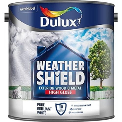 Dulux Weather Shield Pure Brilliant White 5L