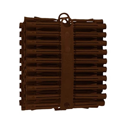 Brown Plugs 7mm Pk 100