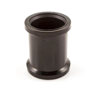 82mm Black Soil & Vent Double Socket
