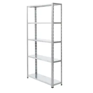 Industrial 200kg Boltless Galvanised Steel Shelving 5 Level