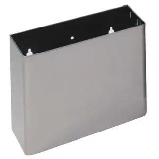 Black Dolphin 8ltr stainless steel surface mounted bin BC922