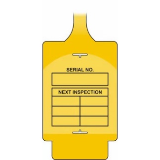 Yellow Asset Tags (Lifting Equipment)