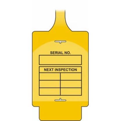 Yellow Asset Tags (Lifting Equipment)