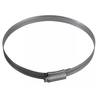 6X Zinc Protected Hose Clip 120 - 150mm (4.3/4 - 5.7/8in)