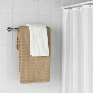 IKEA VOXNAN Bathroom towel rail, chrome effect, Stainless steel 47cm