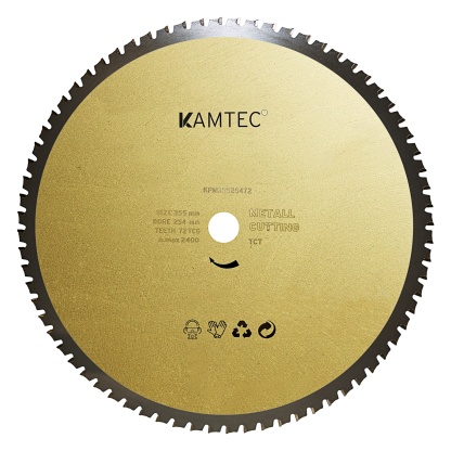 Kamtec KPM35525472 355 × 25.4 × 72 x 2.5mm  TCT Cut off Saw Blade