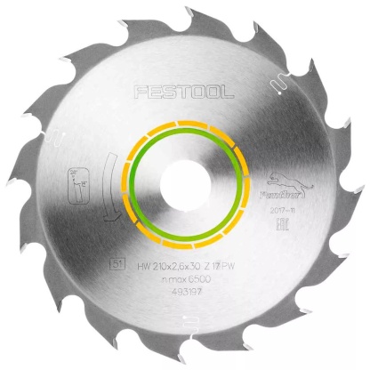 Festool 493197 210 x 30 x 18T Wood Standard Saw Blade