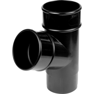 Branch Round Black Downpipe