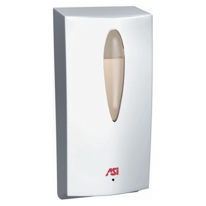 ASI White Plastic Sensor Operated Bulk fill Sanitiser & Soap Dispenser
