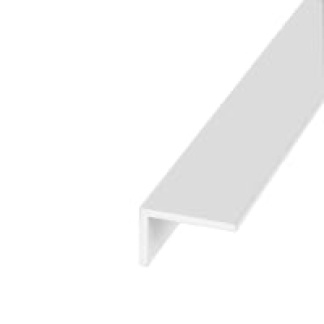 2000mm Angle - Equal Sided - 40 x 40 x 1.2mm - White Plastic