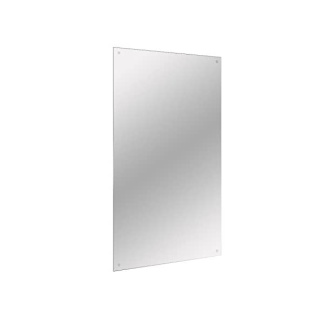 (H)90cm (W)60cm x4 Pre-drilled holes Rectangular Frameless Mirror