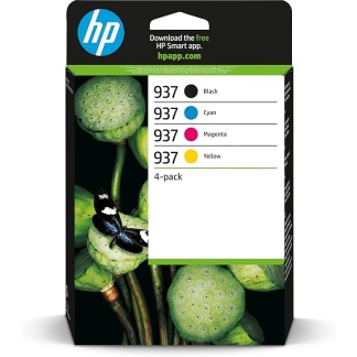 HP 937 CMYK Original Ink Cartridge 4-PackHP 937 CMYK Original Ink Cartridge 4-Pack