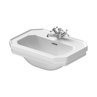Duravit 1930 Series 500mm 1 Tap Hole Handrinse Basin - 0785500000 Also Available with WonderGliss