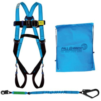Scaffold Full Body Harness cw 2M F/arrest sh Abs Lanyard