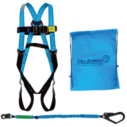 Scaffold Full Body Harness cw 2M F/arrest sh Abs Lanyard