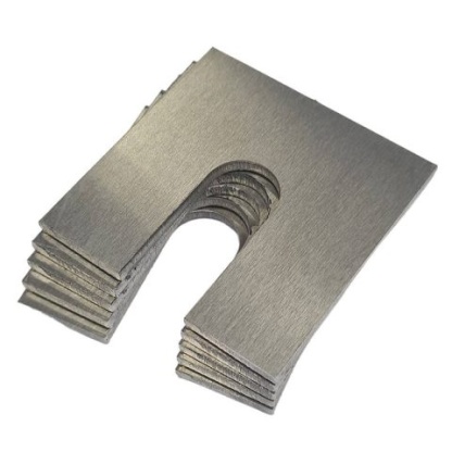 50 X 100 X 1MM Metal H Shim Single
