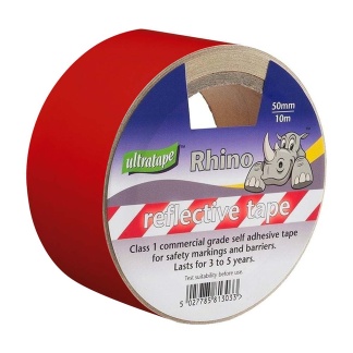 Red Reflective Tape 50MM X 10M