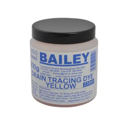 BAI3591 3591 Drain Tracing Dye - Yellow