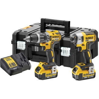 Dewalt DCK266P2T Twin Pack Brushless Kit C/w 2 x 5amp Batteries