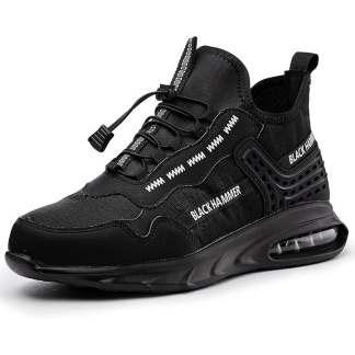 Black Hammer Lightweight Safety Trainers for Men - Size 10