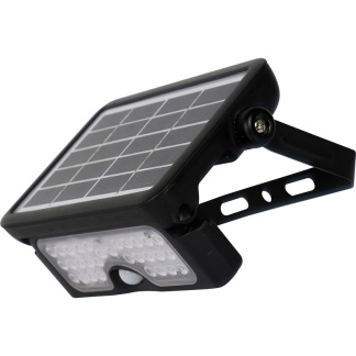 Solar Guardian PIR Floodlight IP65 Black 550lm