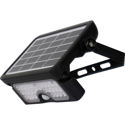 Solar Guardian PIR Floodlight IP65 Black 550lm