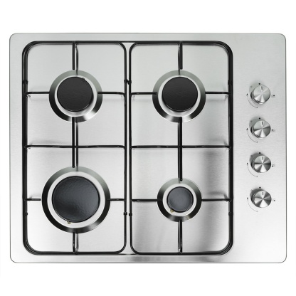 ElectriQ 60cm 4 Burner Gas Hob - Stainless Steel