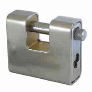 ASEC Steel Sliding Shackle Padlock 80mm