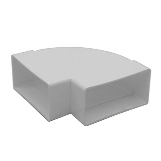 204 x 60mm Plastic Horizontal 90° Bend