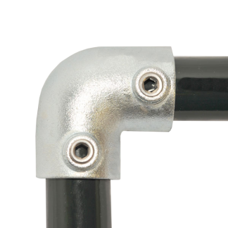 Q Clamp 90 Degree 2 Way Elbow 48.3mm tube diameter - 125